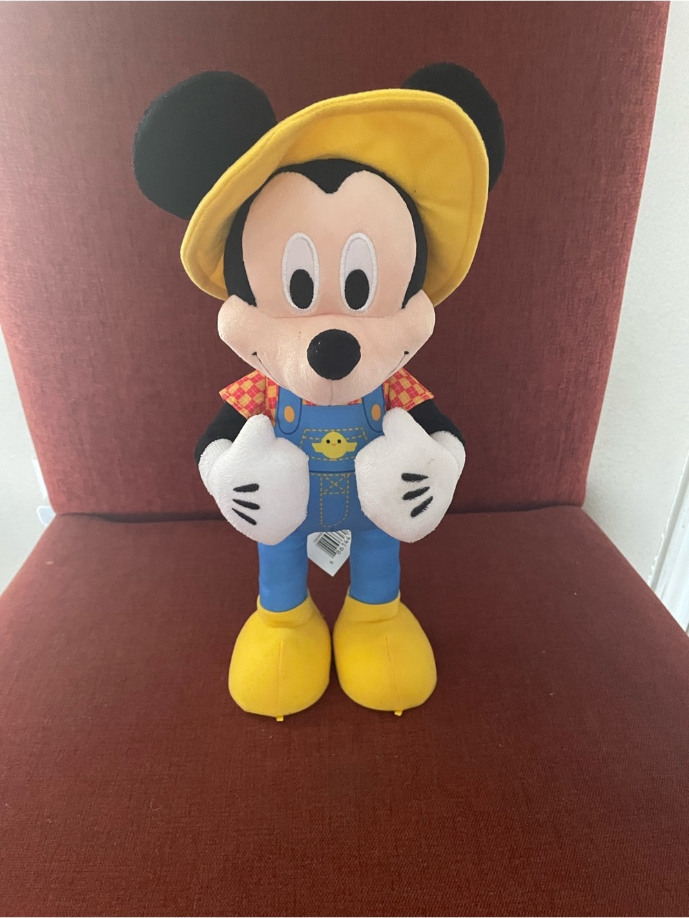 Disney Mickey Mouse farmer Plush Toy dances works